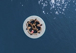 Фотография Надувной круглый бассейн-платформа для открытой воды из AIRDECK (DWF, DROP STITCH) ТаймТриал