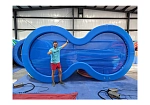 Фотография "MEGACHILL" - надувная фигурная платформа с сеткой для отдыха на воде из AIRDECK (DWF, DROP STITCH) ТаймТриал