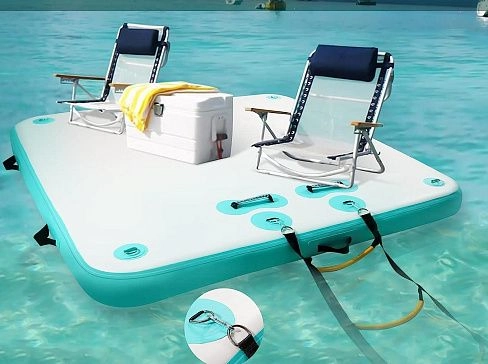 Надувная SUP платформа для отдыха для бассейна, пляжа, океана
