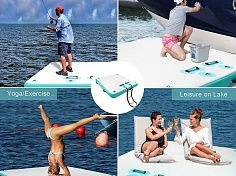 Фотография Надувной SUP плот-платформа из AirDeck для отдыха на воде из AIRDECK (DWF, DROP STITCH) ТаймТриал