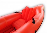 Фотография "С-42ТПУ" - надувное сиденье с спинкой из ТПУ для байдарок, каяков, пакрафтов из ТПУ (TPU) 210D ТаймТриал