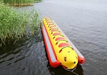 Фотография Буксируемый аттракцион надувной водный, зимний аттракцион Банан для катания по воде из ПВХ (PVC) ТаймТриал