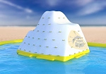 Фотография Надувной развлекательный комплекс «Аквапарк на берегу» из ПВХ (PVC) ТаймТриал