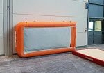 Фотография Надувная мобильная поролоновая яма с надувным дном для зоны приземления в акробатике, гимнастике из ПВХ (PVC) ТаймТриал
