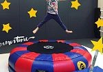 Фотография Надувной детский спортивный круглый многофункциональный батут из ПВХ (PVC) ТаймТриал