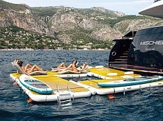 Фотография Надувная плавающая платформа с ЭВА покрытием из AIRDECK (DWF, DROP STITCH) ТаймТриал