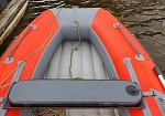 Фотография "AIRBANKA" - надувная накладка из AIRDECK на банку в лодку, байдарку. Надувное сиденье из AIRDECK (DWF, DROP STITCH) ТаймТриал