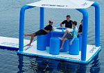 Фотография Надувная плавающая беседка-платформа "Aqua" из ПВХ (PVC) ТаймТриал