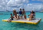 Фотография Надувная плавающая платформа «ТОП ГАН» для активного отдыха на воде из AIRDECK (DWF, DROP STITCH) ТаймТриал