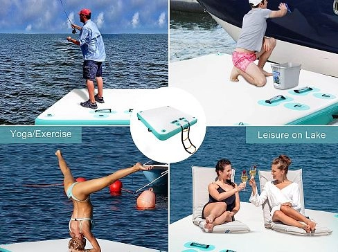 Надувная SUP платформа для отдыха для бассейна, пляжа, океана